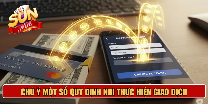 Chú ý một số quy định khi thực hiện giao dịch